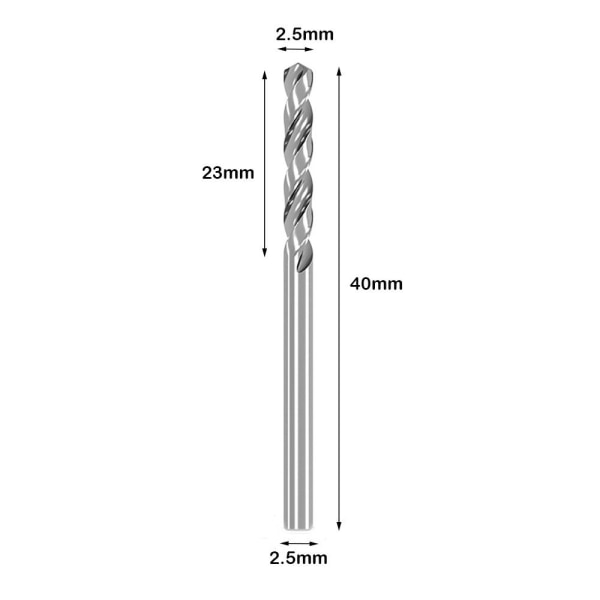 Drill Bit Twist Drill 2.5 c989 Fyndiq