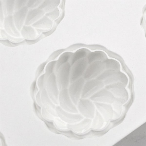 6 Cavity 3D Santa Ana Flower Silikon Kakeform Mousseform edee | Fyndiq