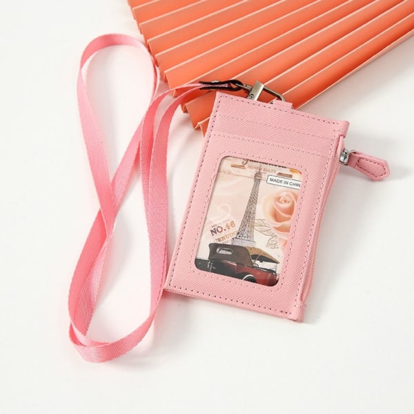 voldsom filthy prøve Kort Badge Holder Kort Taske PINK pink 58bf | pink | Fyndiq