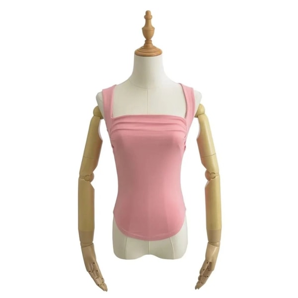 Crop Tops Väst T-Shirts ROSA S Pink S