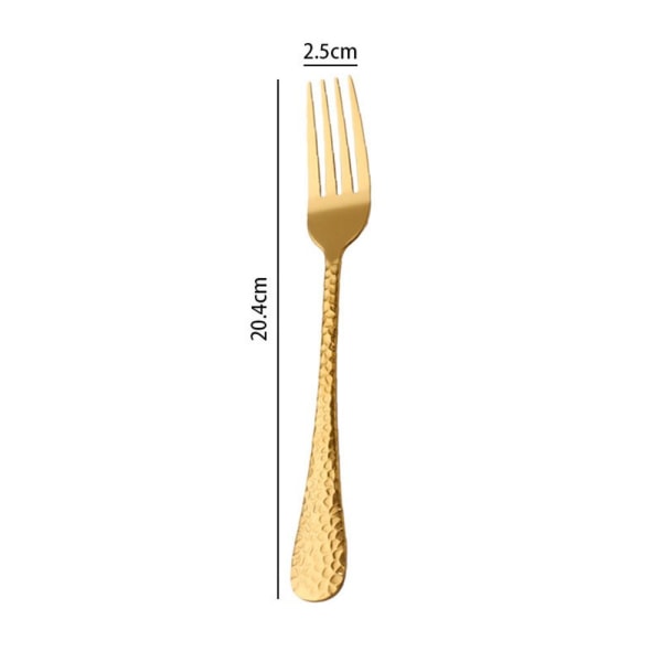 8 Pcs Salad Forks Dinner Forks GOLD