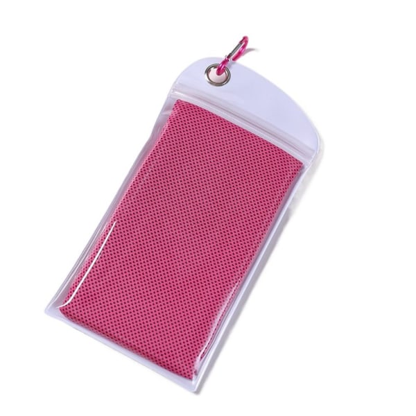 Quick Dry Fitness Cool Towel Sports Quick Dry Cool Handduk ROSE Rose red
