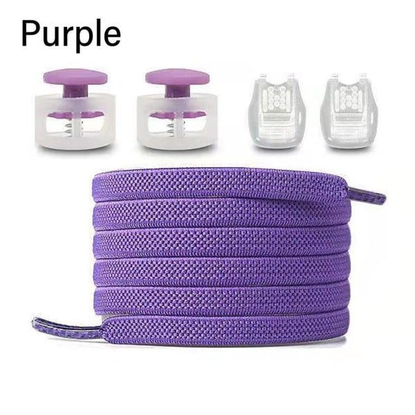 2Par No Tie Snørebånd Slips LILLA purple f2e9 | purple | Fyndiq
