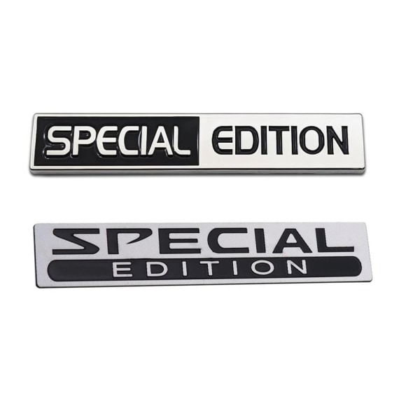 2 stk Special/Limited Edition Emblem Edition Car Badge 3D Car