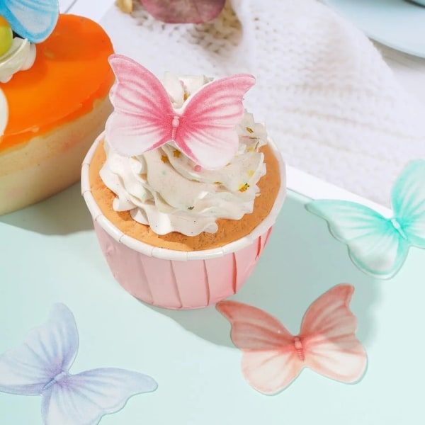 Wafer Paper Butterflies Cake Decor 4 4