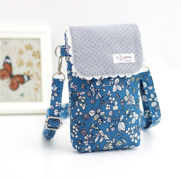 Floral skulder-crossbody-veske Mobiltelefonveske 3 3