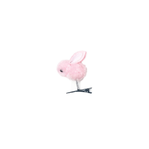 Little Rabbit Hairpin Spring Hair Clip PINK pink