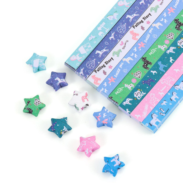 2700 ark Origami Paper Strips Origami Star Paper Lucky Stars 5 Pack- 2700 Sheets