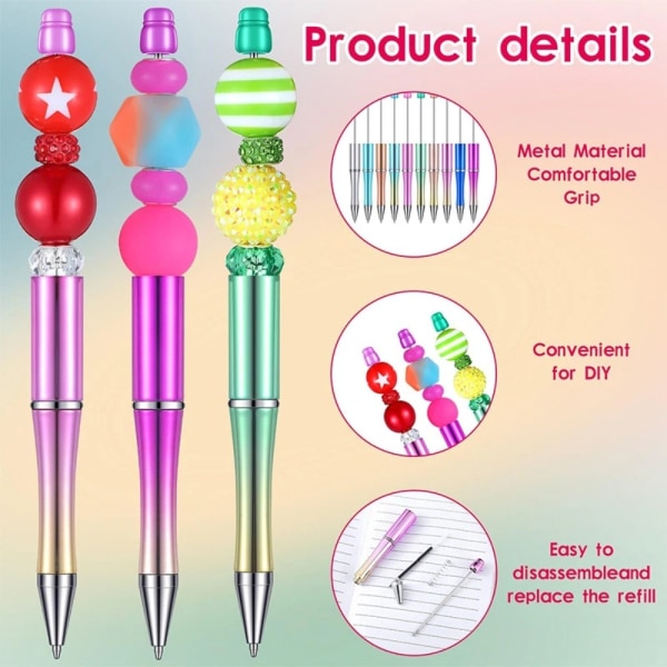 DIY Beadable Pen Kuglepen 9 9 9