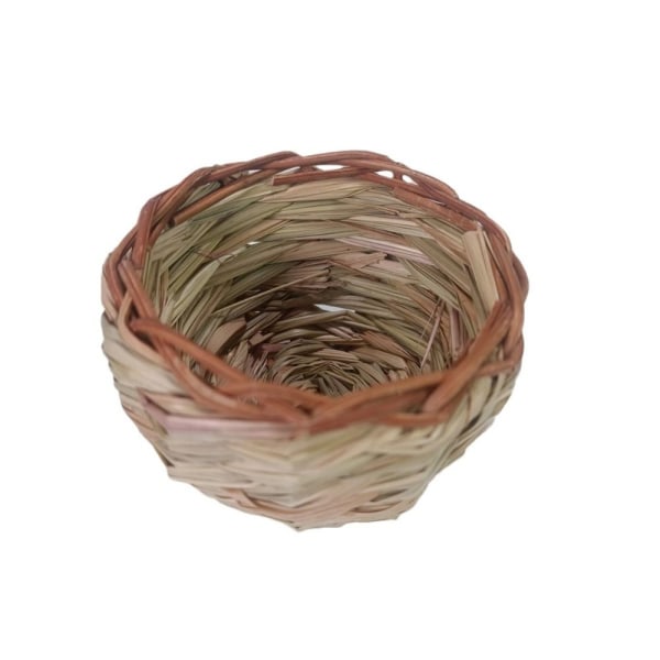 Håndlaget Reed Grass Bowl Økologisk Grass Weaving Bird Nest