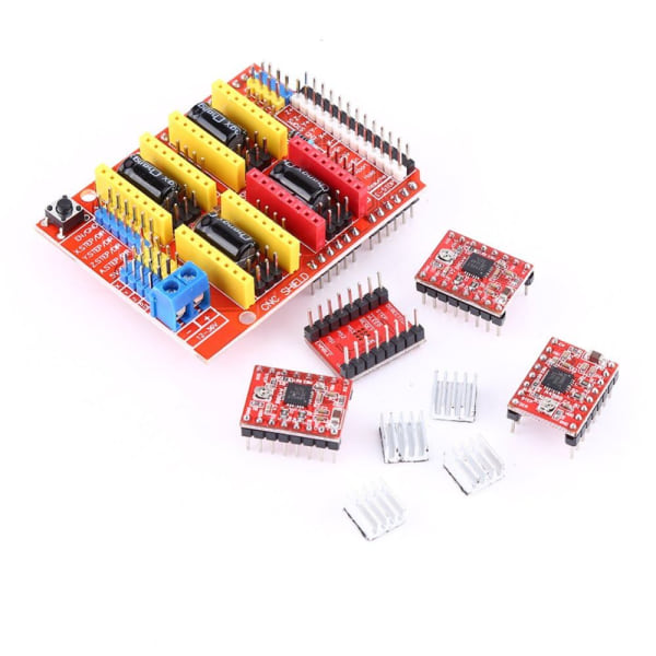 CNC Shield Expansion Board Stepmotor Driver DC 12V til 36V