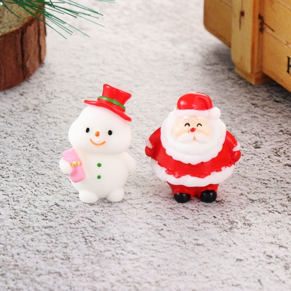 Julefigurer Miniature snemand Julemand Julemanden 3