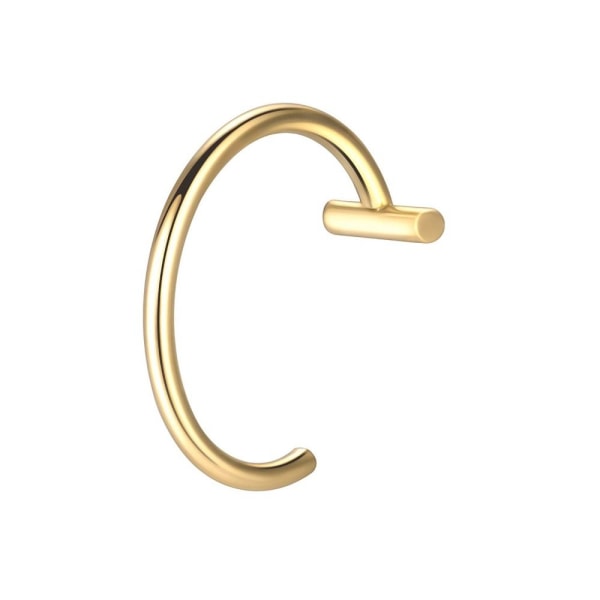 1st Fake Nose Ring Hoop Septum Rings 02#-GULD 02#-Gold