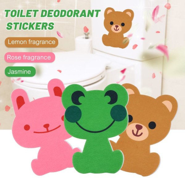 Toalett-deodorant-klistremerker Toalett Fjern lukt-klistremerker FROG FROG Frog