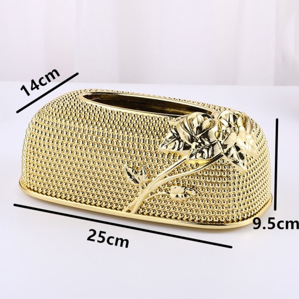 Tissue Box Servietholder GULD Gold 35fe | Gold | Fyndiq
