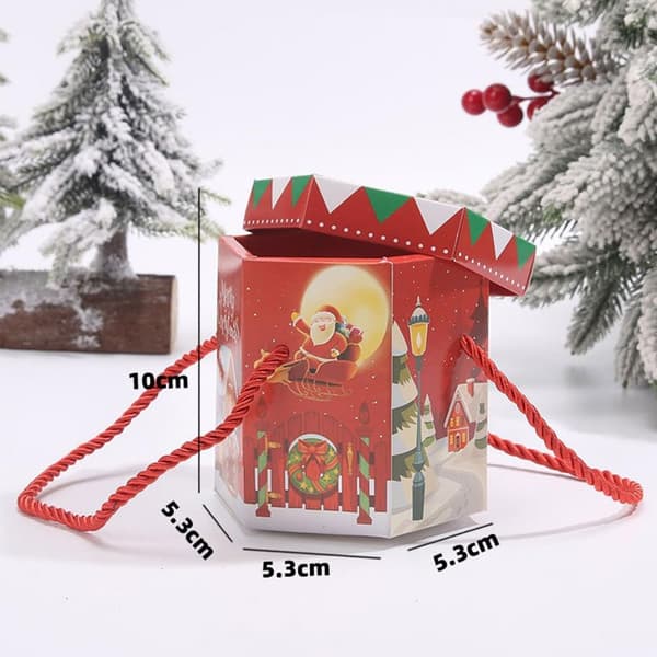 20/30 st Julklappsaskar Julaftons Presentaskar, Julbords Presentaskar, Jul Papper Godisaskar