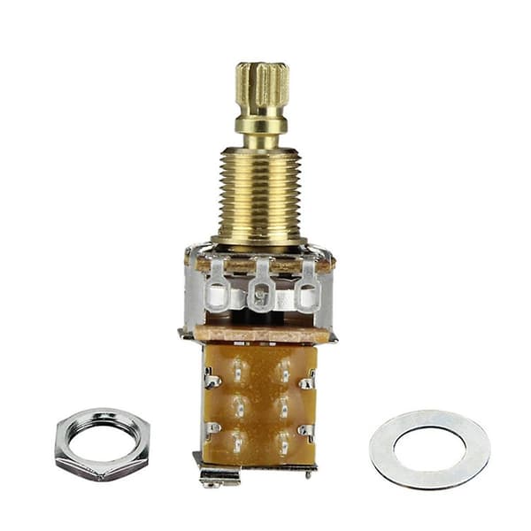 1st Guitar Push/Push Potentiometer Kort Axel Push Push Potentiometer Elektrisk Gitarr Pot A500k F