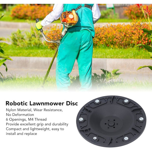 Robotplæneklipperdisk til WORX, til Kress, til FERREX & SCHEPPCH, til YARDFORCE & POWERWORKS plæneklippere