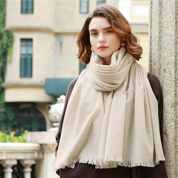 Pashmina Shawl Wraps til Kvinder Tørklæde til Bryllup Store Vintertørklæder Bløde Shawls og Wraps til Aftenkjoler