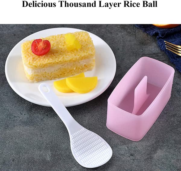 Onigiri Form, 3 stk. Risballform, Maker Kit, Sushiform Risform for Barn Bento Piknik Sushi DIY