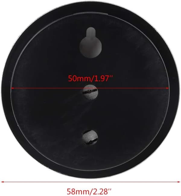 Analog Termometer Hygrometer för Inomhusbruk - Lufttemperaturvisning - 58 mm - Guld + Vit - Bordsmodell