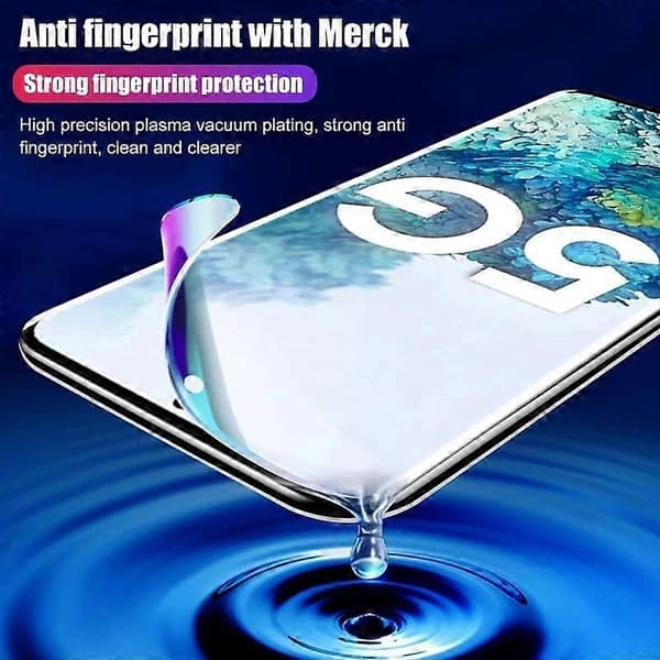 3-pack Hydrogel Film för Redmi Note 9 Pro Skärmskydd