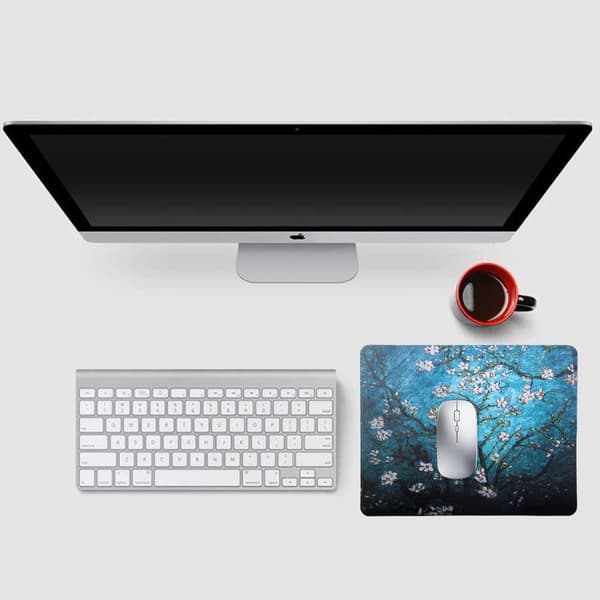 Gaming/kontor musematte -HAR mønstre - 24 x 20 x 0,3 cm - Egnet for stasjonære og bærbare datamaskiner, elegant design.