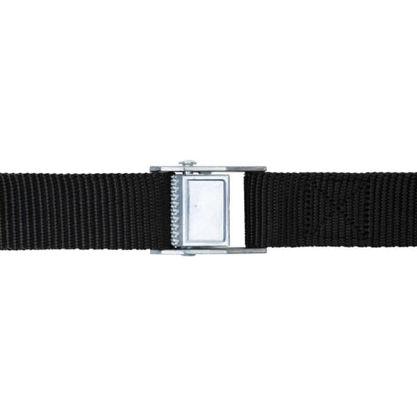 2,5 m x 25 mm 2-delt spænderem - Laststropper - Sort spænderem