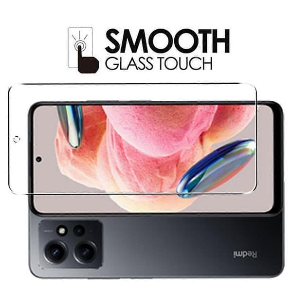 4-i-1 Härdat Glas För Xiaomi Redmi Note 12 5G Skärmskydd