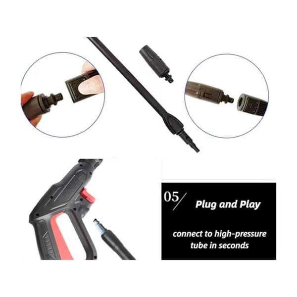 Högtryckstvätt, Högtrycksvattenpistol för biltvätt AR/Black & Deck/Bosch AQT
