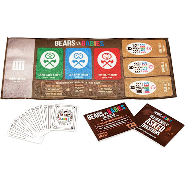 Exploding Kittens Bears vs Babies -korttipeli, Exploding Kittens - korttipelit aikuisille, teineille ja lapsille - Hauskoja perhepelejä