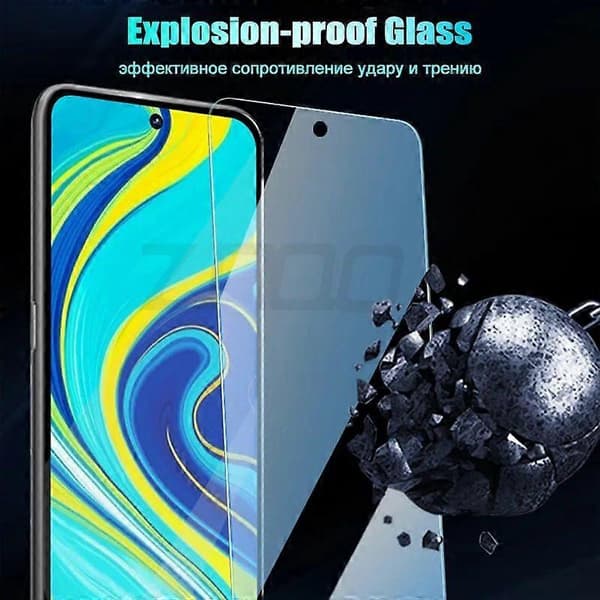 3-pack Härdat Glas för Xiaomi Redmi Note 9 Pro Skärmskydd Glas