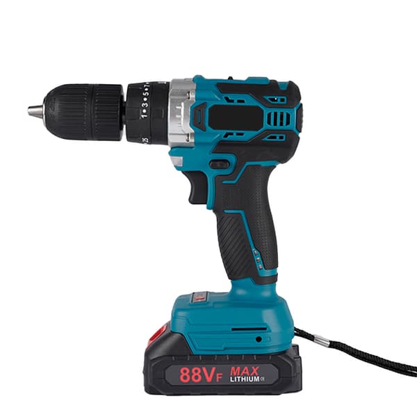 18V Akku bore-/skruemaskine - 2 batterier + oplader - 2 hastigheder