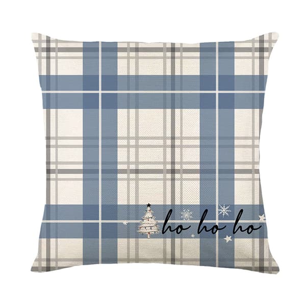 Set med 4 Kuddfodral 45 x 45cm Juldekoration Kuddfodral Ensidig för Soffa Sovrum