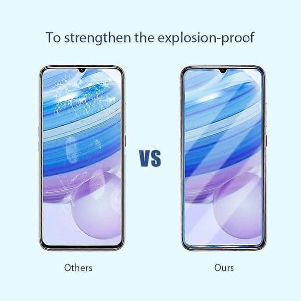 3-pack Härdat Glas för Redmi Note 9 Skärmskydd