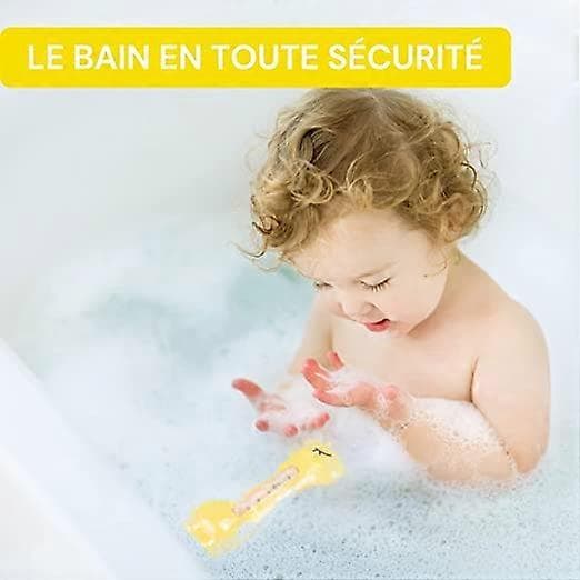 Babybadekartermometer - Perfekt badetemperatur - Uknuselig - Sterk og solid - Vanntemometer for trygg badeglede