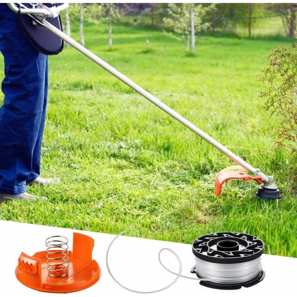 2 Stycken Nylon Gräsklippare Ersättningsspole för Black & Decker AF-100-3ZP