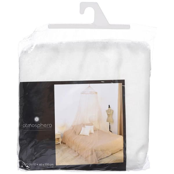 Hvit himmelseng 60x250cm - Atmosphera interiørdesign
