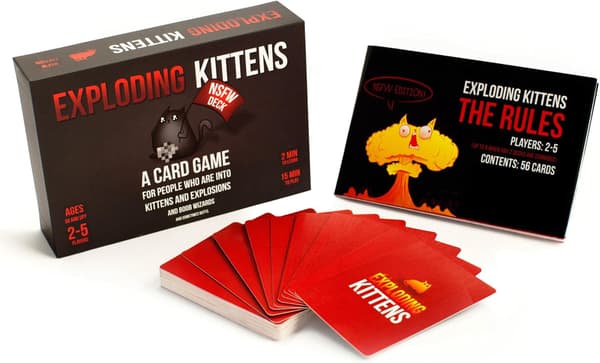 Exploding Kittens NSFW av Exploding Kittens - Kortspel för Vuxna & Tonåringar - Ett Rysk Roulette Kortspel (Förpackningen kan variera)