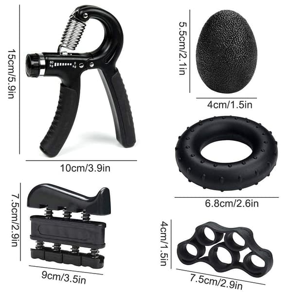 Greb Forstærker Underarms Forstærker Håndgreb Forstærker Kit - 5 Pak Justerbar Modstand