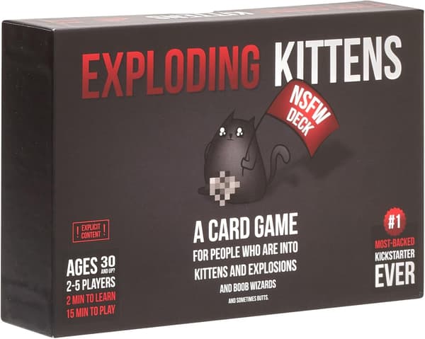 Exploding Kittens NSFW av Exploding Kittens - Kortspill for voksne og tenåringer - Et russisk rulett-kortspill (Emballasjen kan variere)