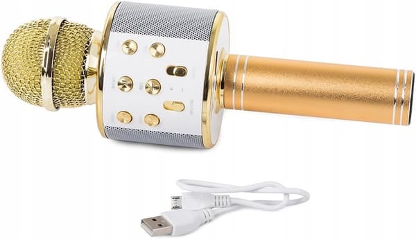 Langaton Bluetooth Karaoke Mikrofoni Lapsille Kaiuttimella