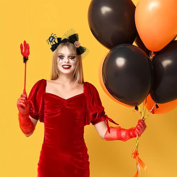 1 stk Halloween Gresskar Edderkopp Pannebånd for Kvinner og Jenter, Gresskar Hårtilbehør