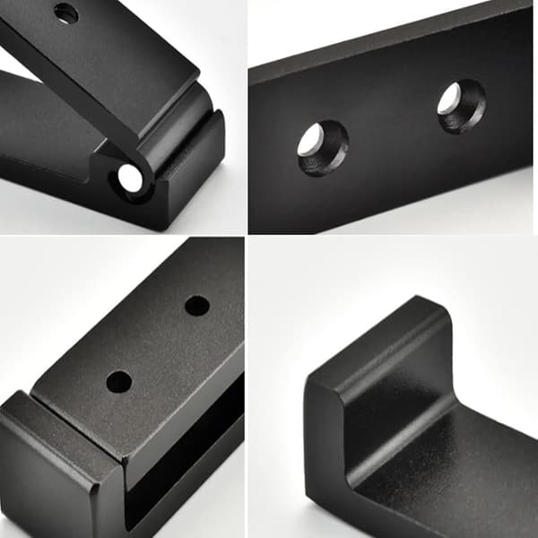 Vikbara Väggkrokar 6 st Vikbara Krokar för Upphängning av Jackor & Väskor & Ryggsäckar & Handdukar, Väggmonterad Krok Kraftig Aluminiumlegering (Silver)