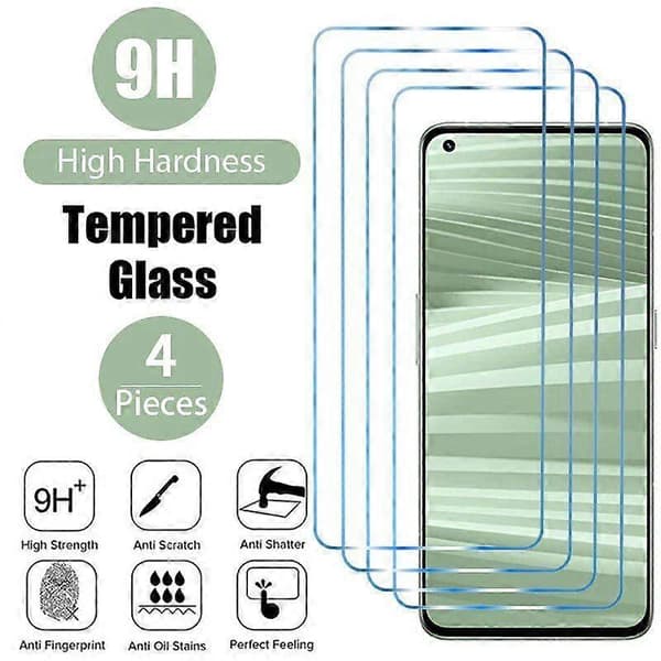 4-pack Härdat Glas för Realme 9 Skärmskydd