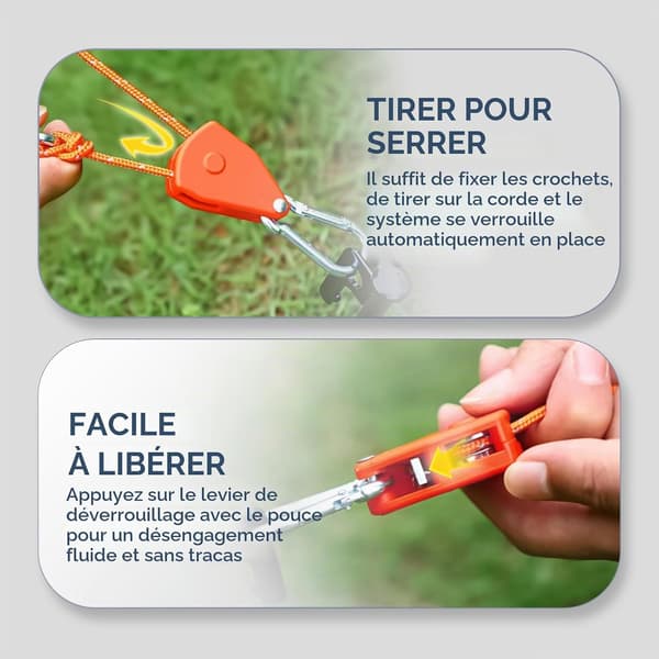 PCS Paracord 4M Spännband | Justerbart rep, 4MM Reflekterande Tältrep, Lättvikts Campingrep