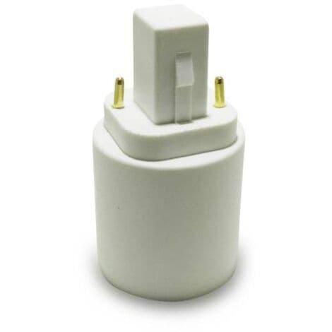 G24 - E27 -adapteri, muuntolamppupidike 4-nastainen