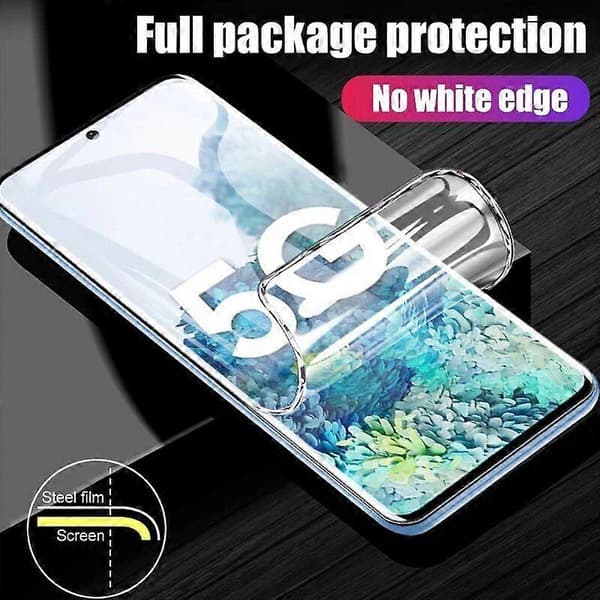 3-pack Hydrogel Film för Redmi Note 9 Pro Skärmskydd