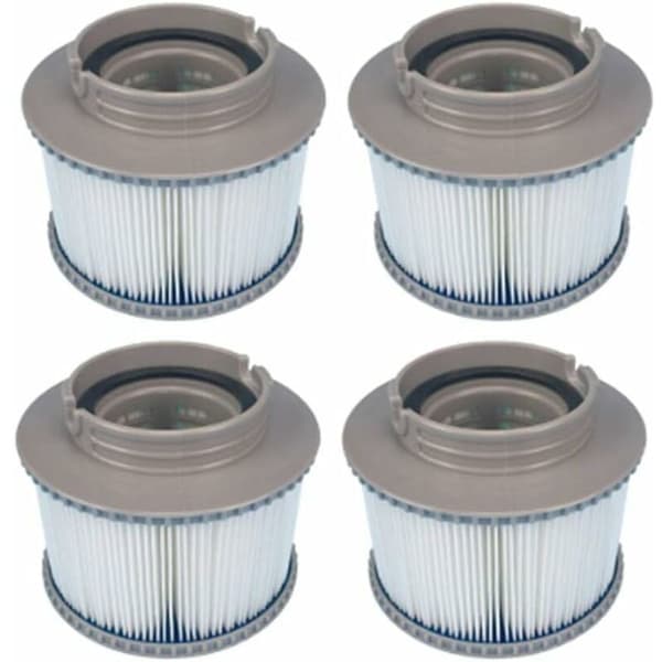 Set med 4 Ersättningsfilter för MSPA FD2089, Filterpatron för Pool och Spa