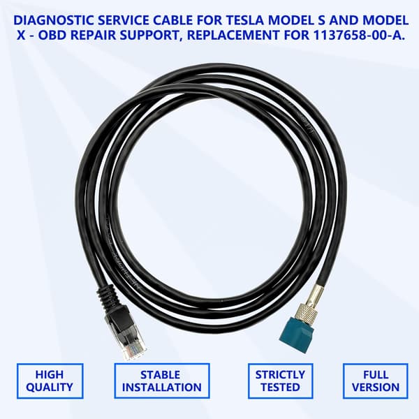 Servicekabel til Tesla Model S/X (2012-2016) - 1013230-00 - Diagnostisk værktøj